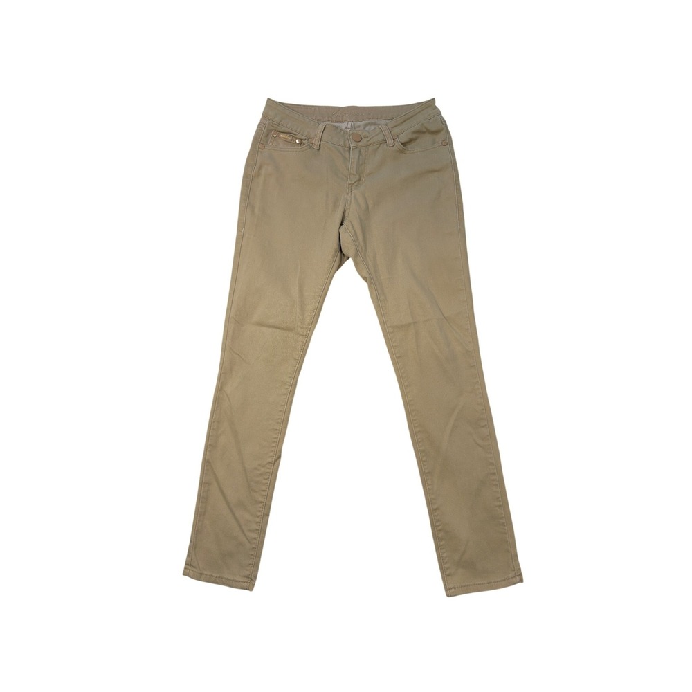 Geso Jeans Slim Fit Pants Size 9 Womens Stretch Khaki Tan G7814
